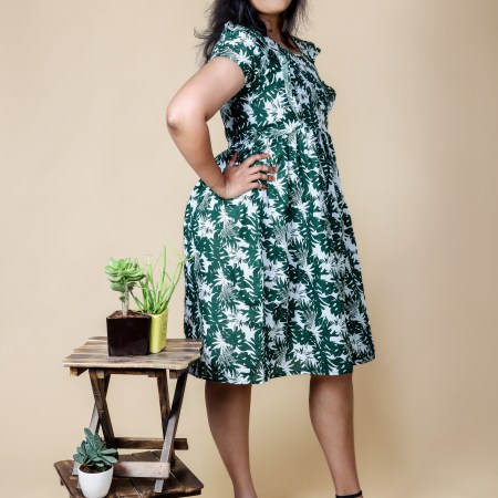 Printed Crape Maternity Kurti [Knee length]