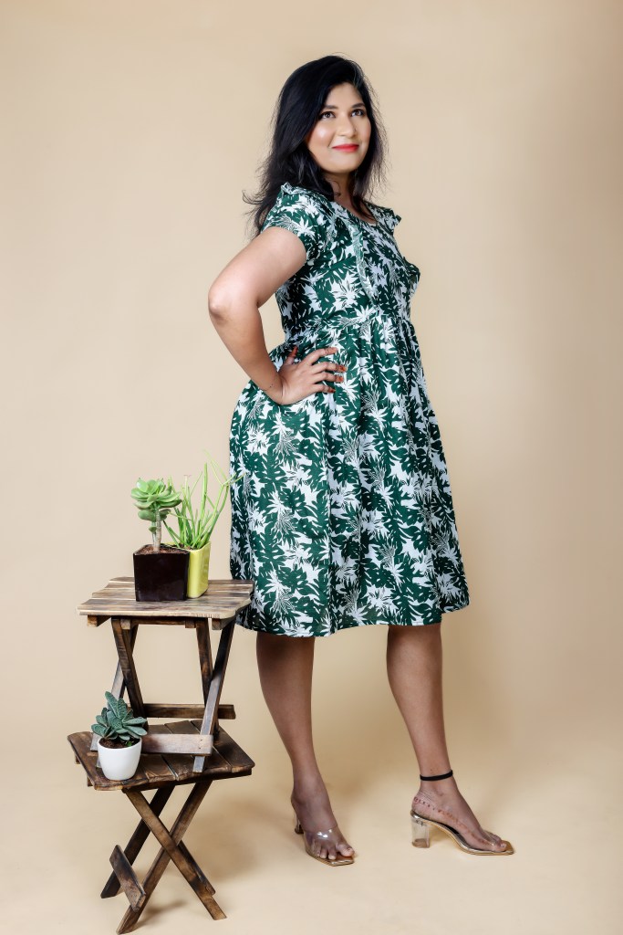Printed Crape Maternity Kurti [Knee length]